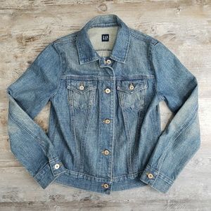 GAP Vintage 90's Blue Denim Jean Trucker Jacket